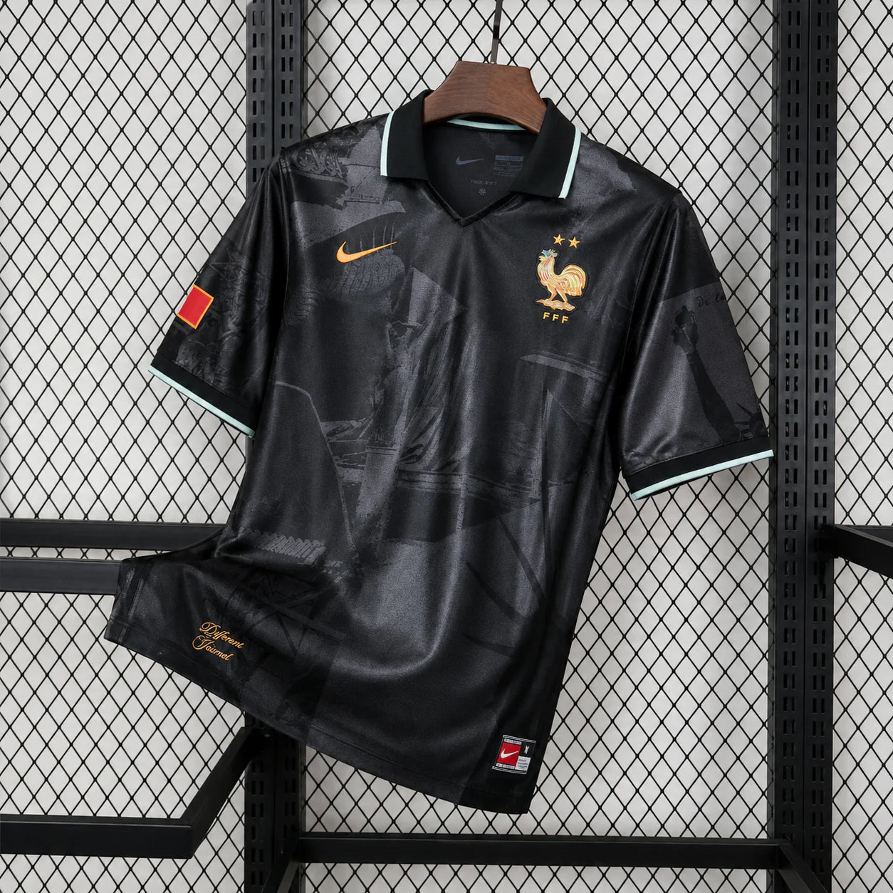 Maillot Équipe de France Noir Energy